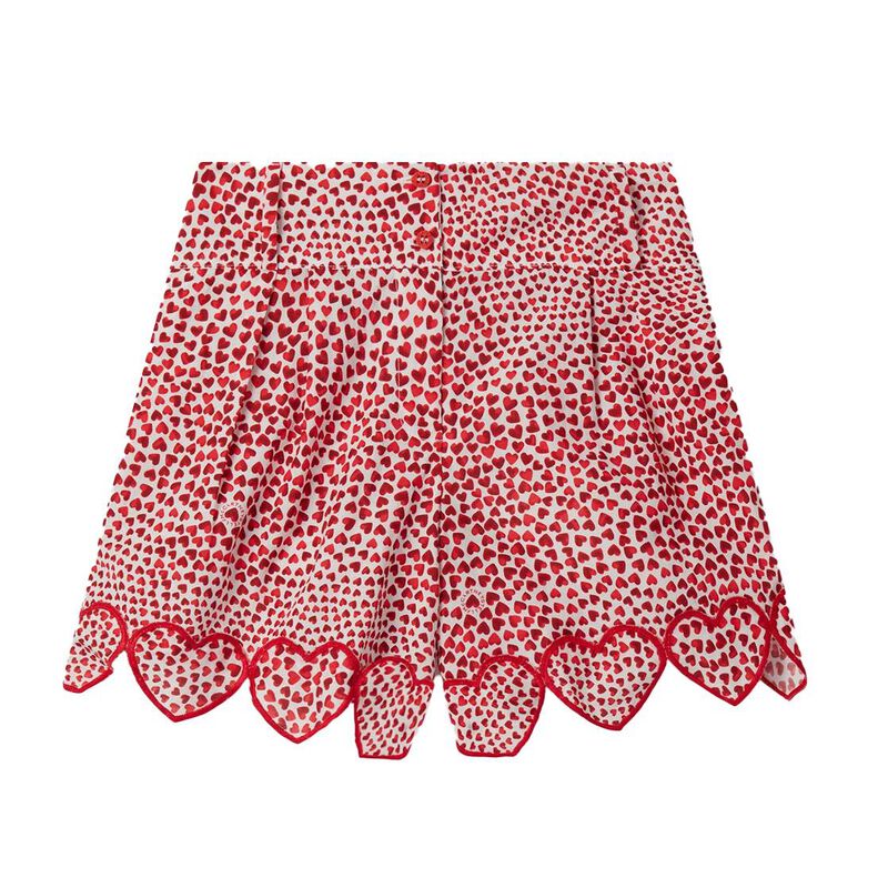 Stella McCartney High Summer Hearts Organic Cotton Shorts image number 0
